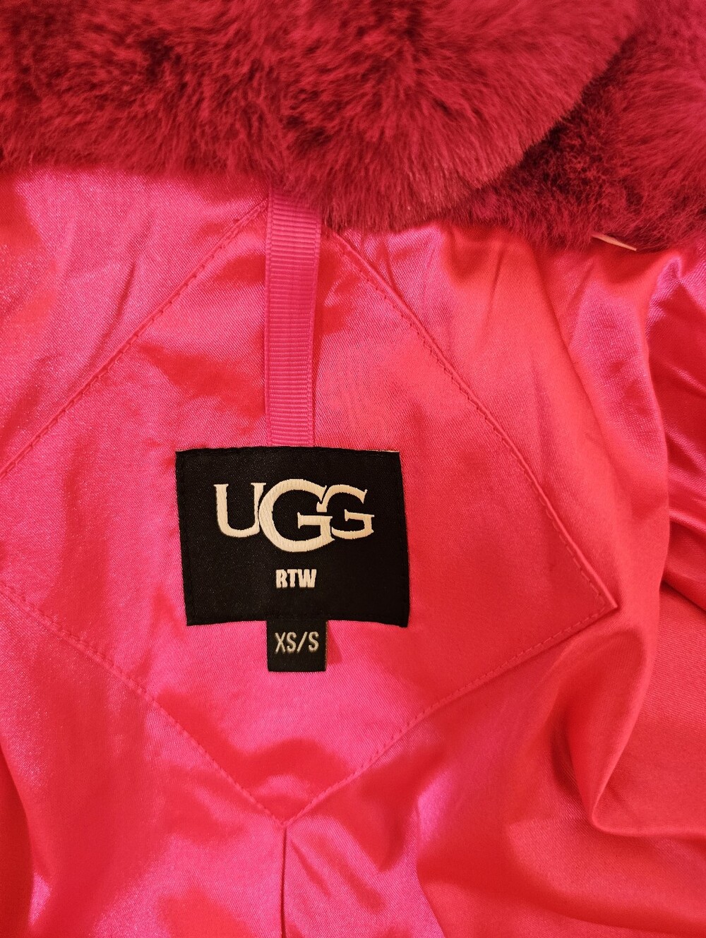 NWOT UGG Koko Oversized Faux Fur Coat - Picture 8 of 12